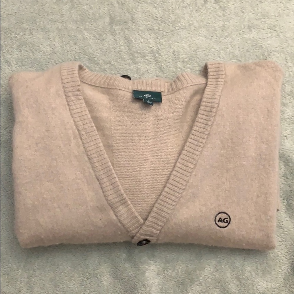 AG GREEN LABEL Cream CASHMERE Cardigan